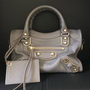 *SOLD* Balenciaga grey class city mini  handbag